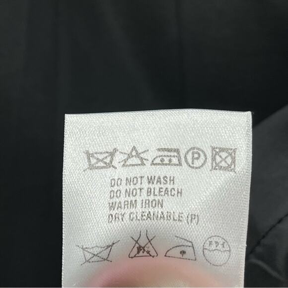 Escada Margaretha Ley Wool Contrast Stitch Denim Look Gray 2 Button Blazer US 12 - Picture 10 of 10